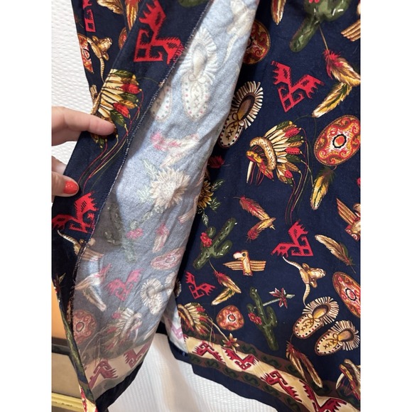 Vintage The Eagles Eye Button Front Wrap Pencil Maxi Skirt Womens Size 10‎ - Picture 4 of 10